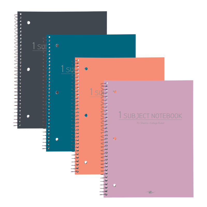 1 Subject Poly Fashion Notebook