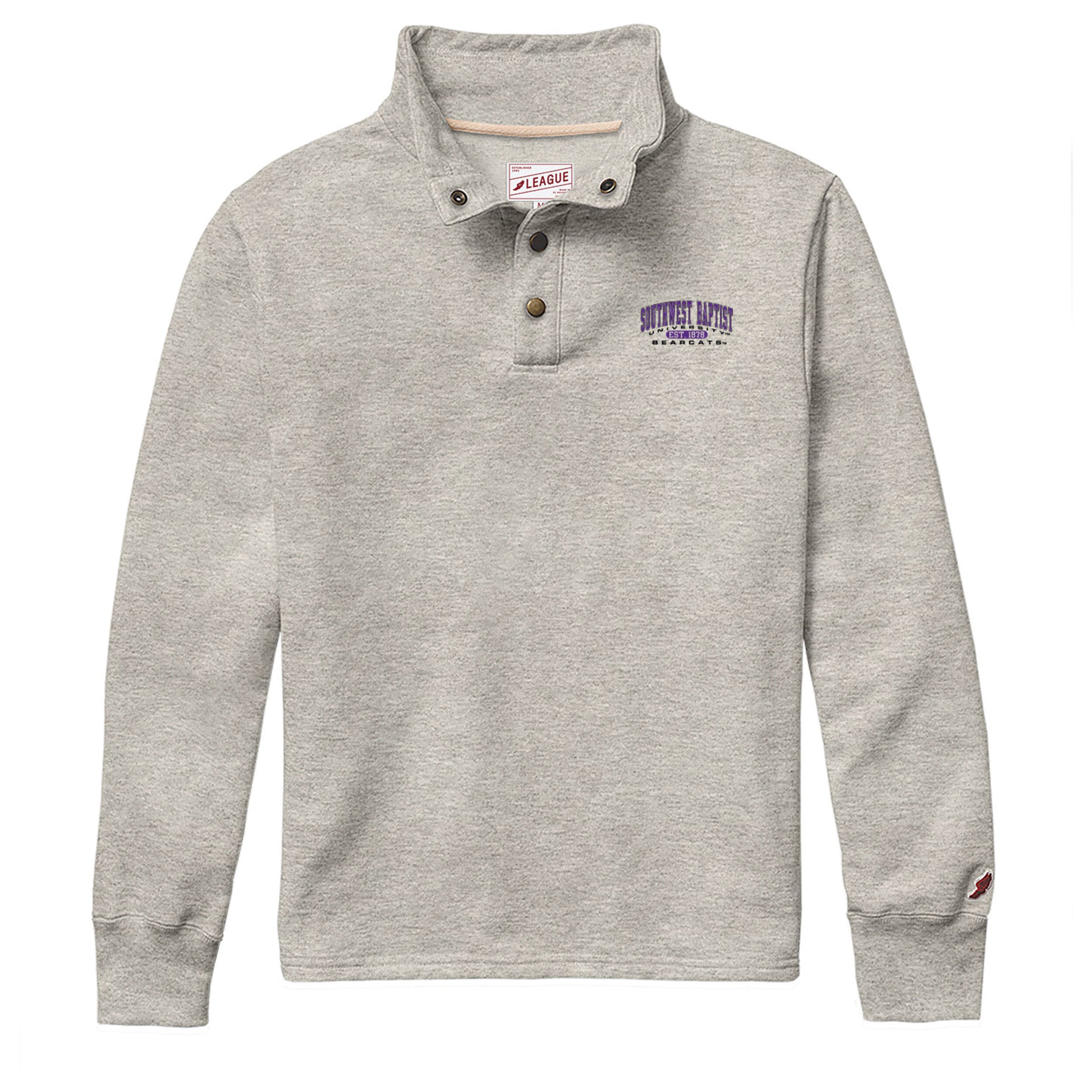 Snap Up Pullover | Oxford