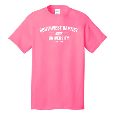 SBU Just the Basics Tee, Neon Pink