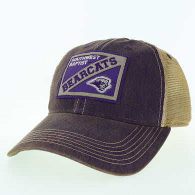 Old Favorite Trucker Snapback Cap, Purple (F24)