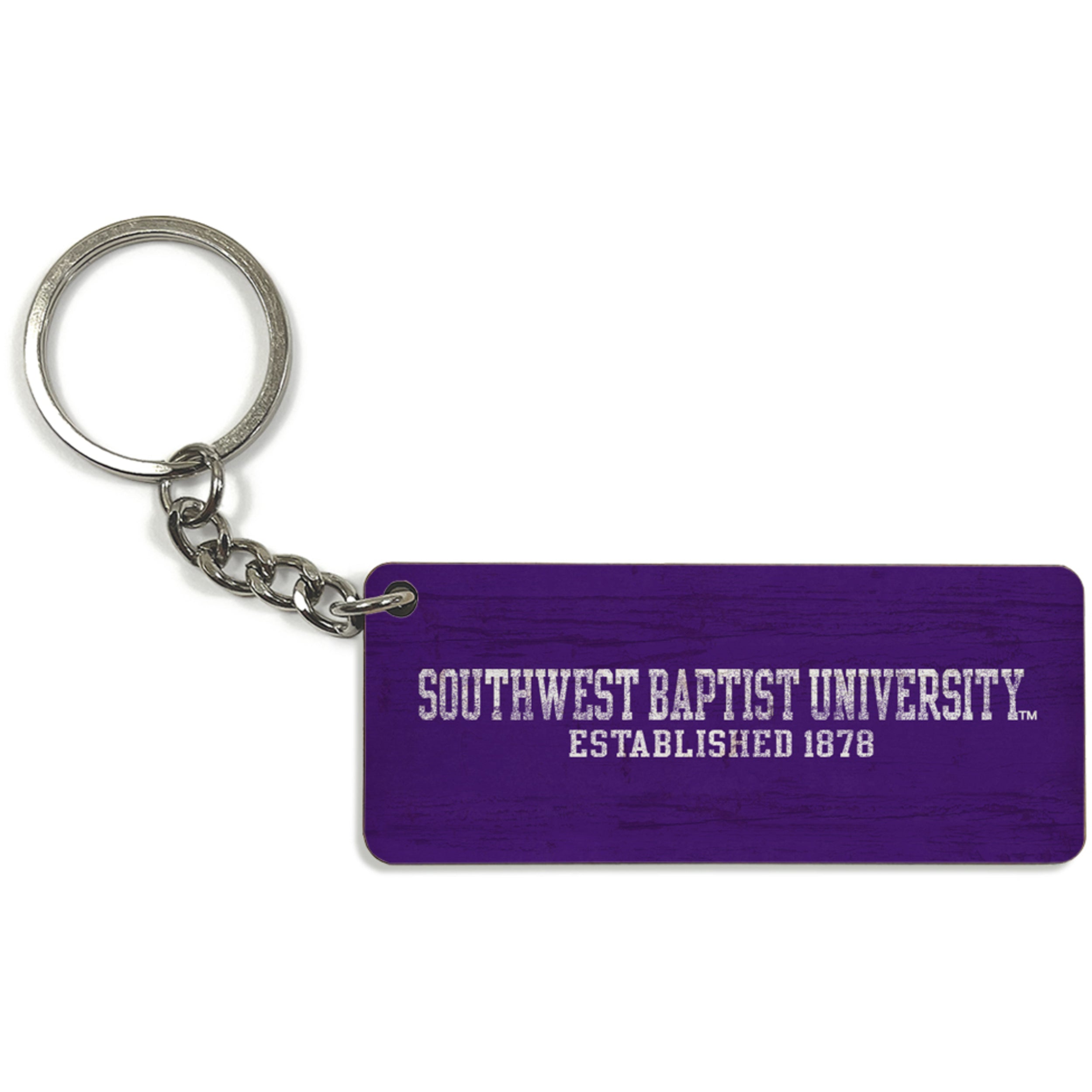 Small Rectangle Key Chain | Purple