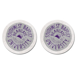 Thirsty Car Coaster 2-Pack, Natural