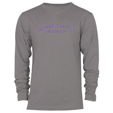 Slub Long Sleeve Crew, Cement