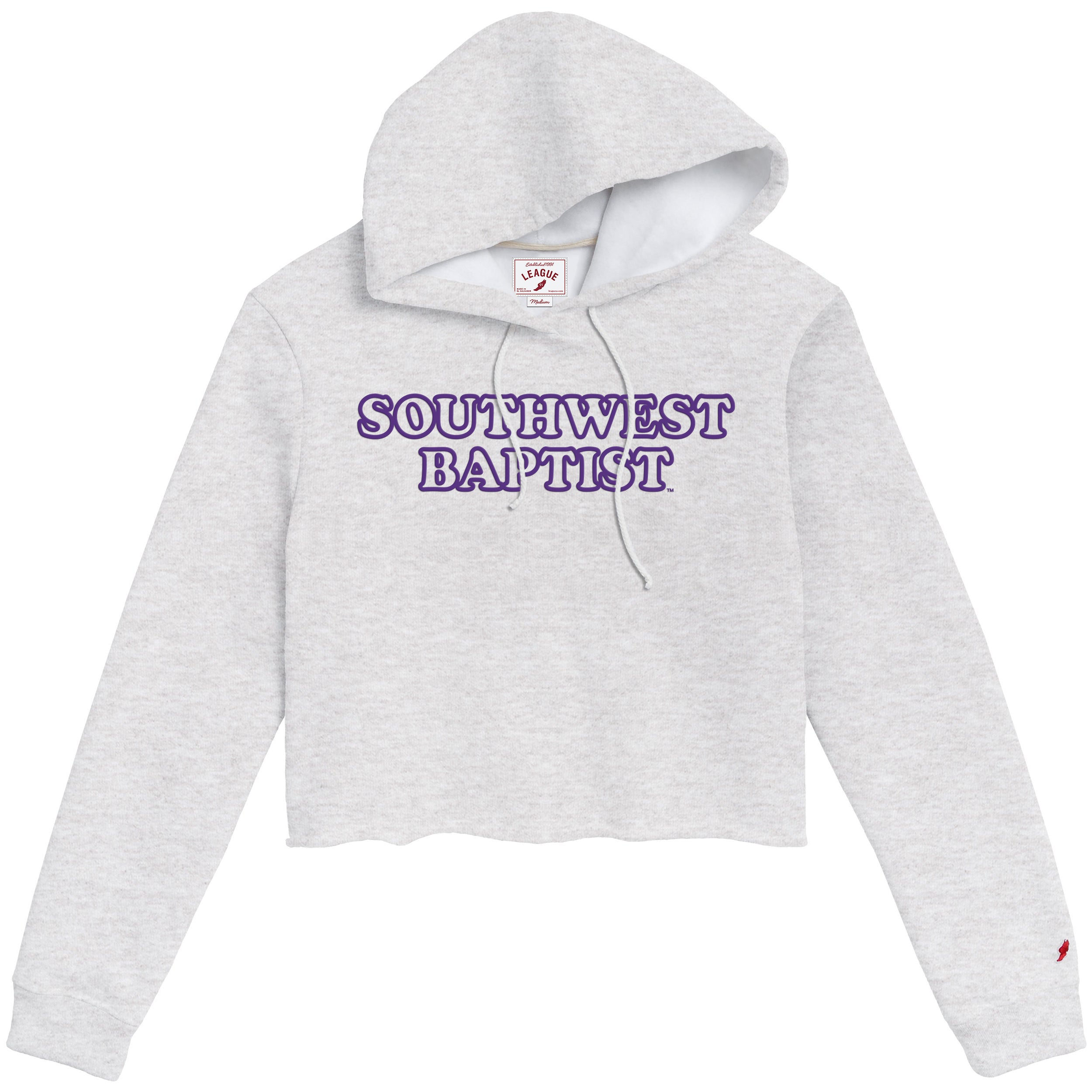 1636 Ladies Cropped Hood | Ash