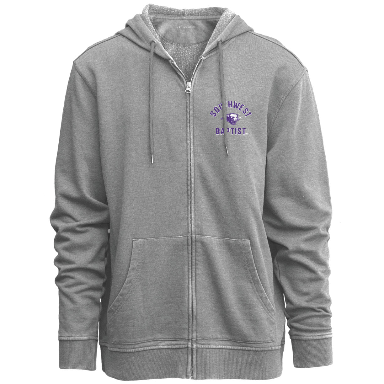 Vintage Full Zip | Charcoal