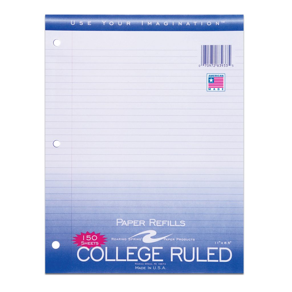 Filler Paper