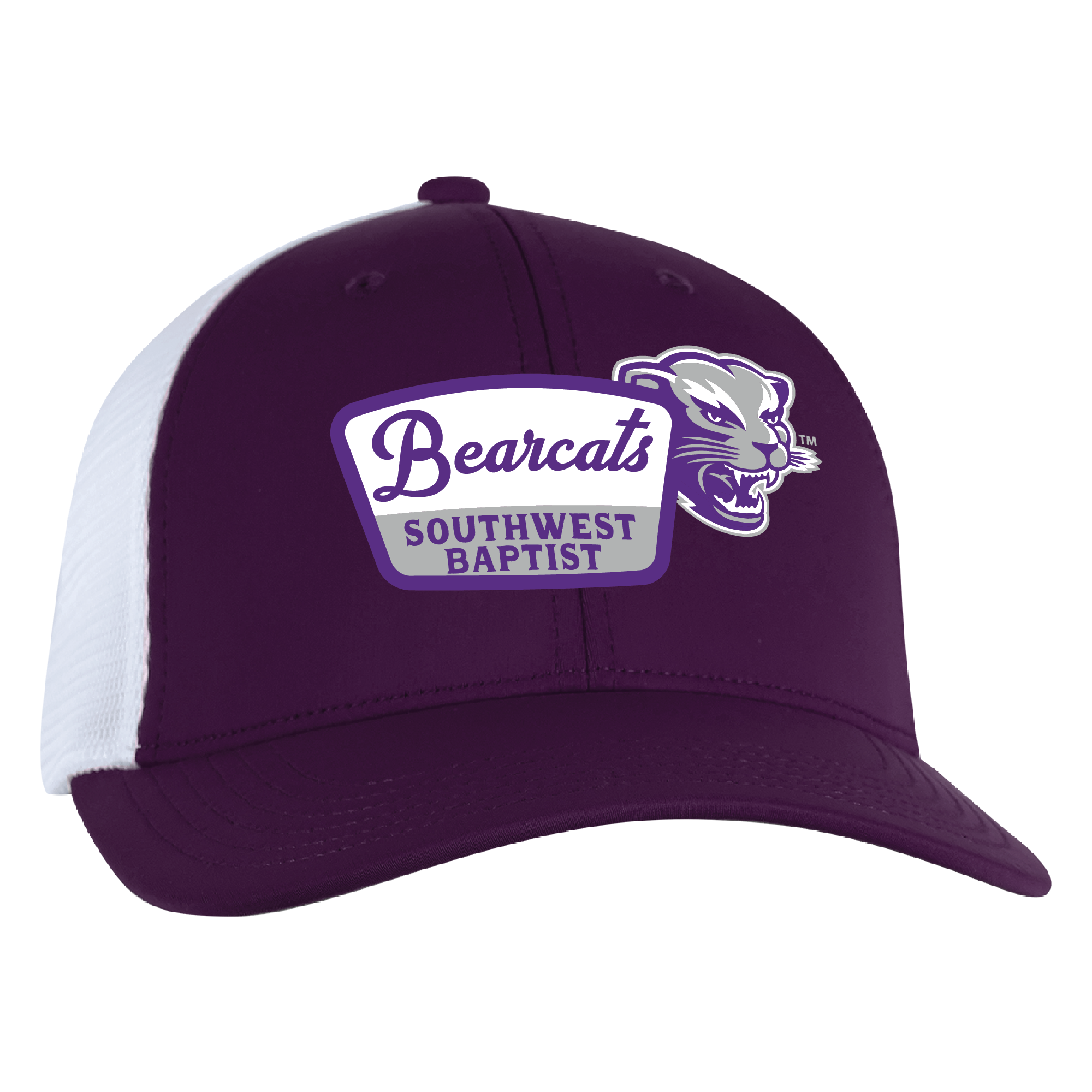 Hugo Structured Solid Nylon Spandex Classic Stretch Fit Cap | Purple