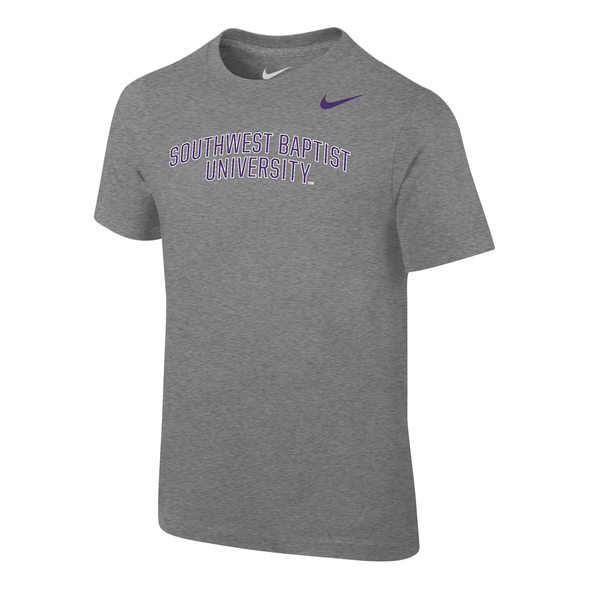 Nike Toddler Core Cotton Short Sleeve Tee (sizes 2T-4T) | Dark Heather