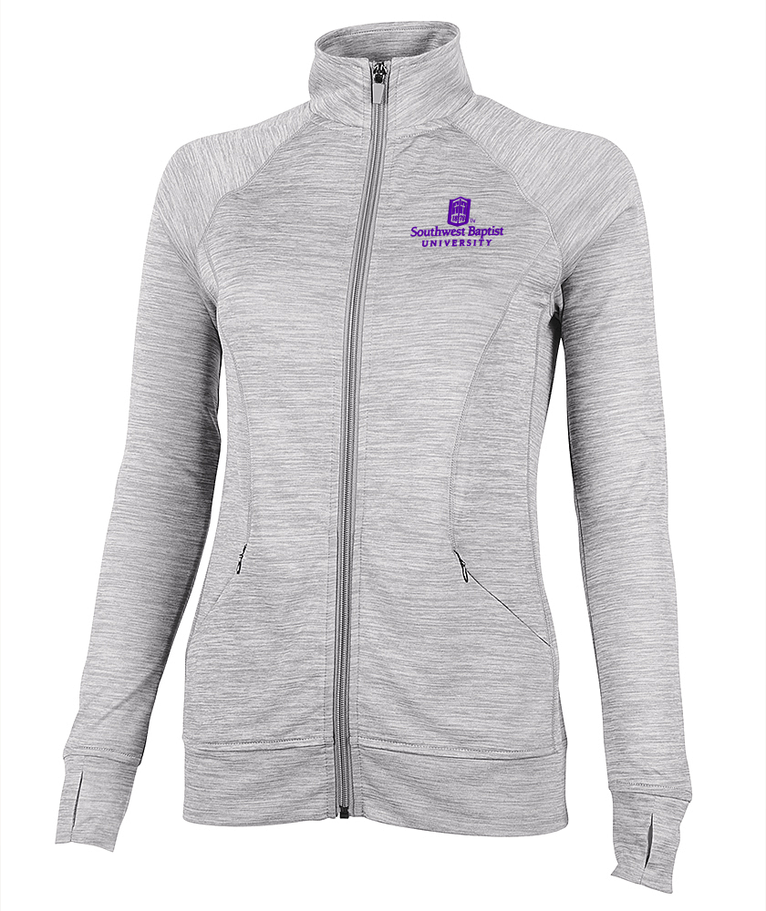 Ladies Tru Fitness Jacket | Grey Space Dye
