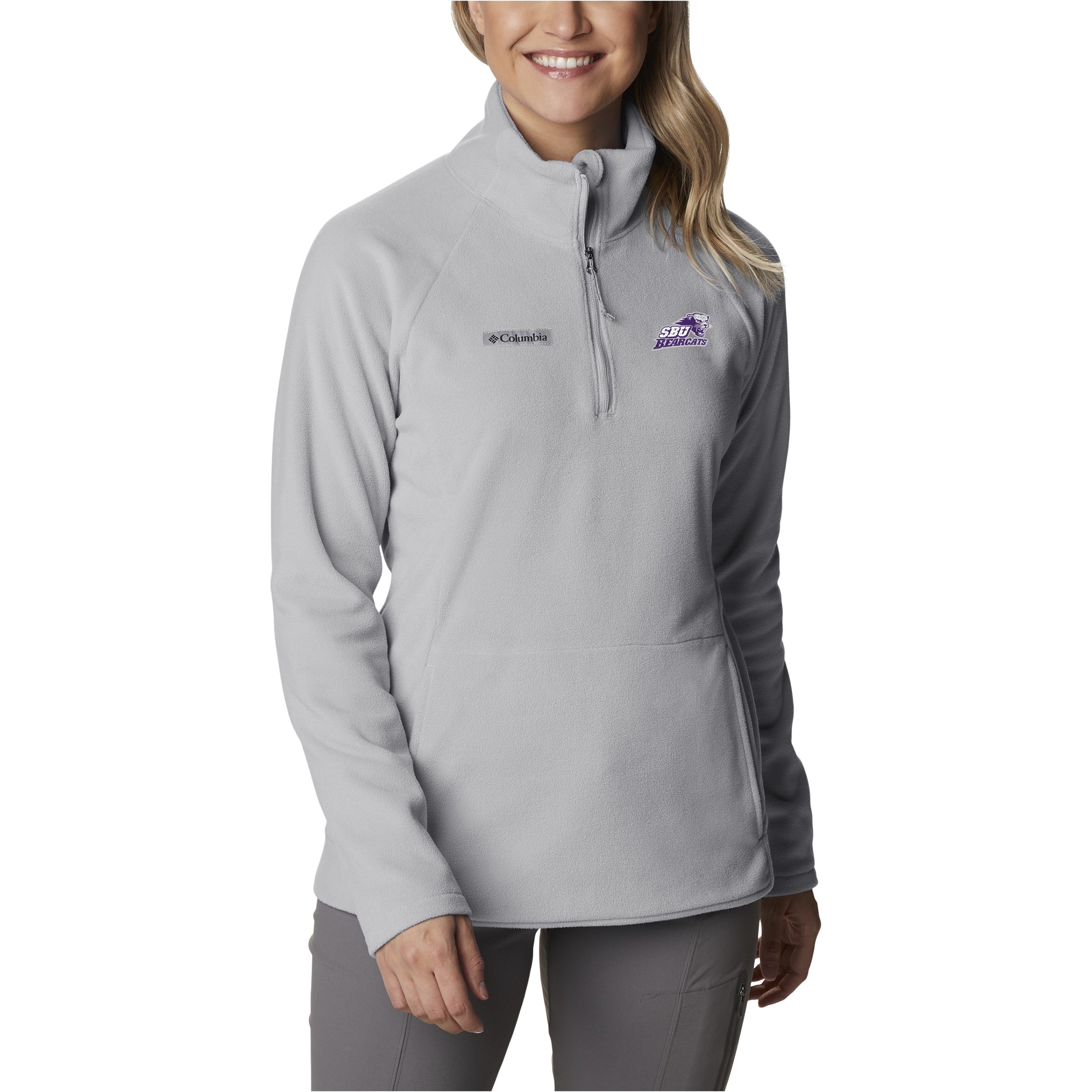 Columbia Ladies Ali Peak II Fleece 1/2 Zip Jacket | Cool Grey