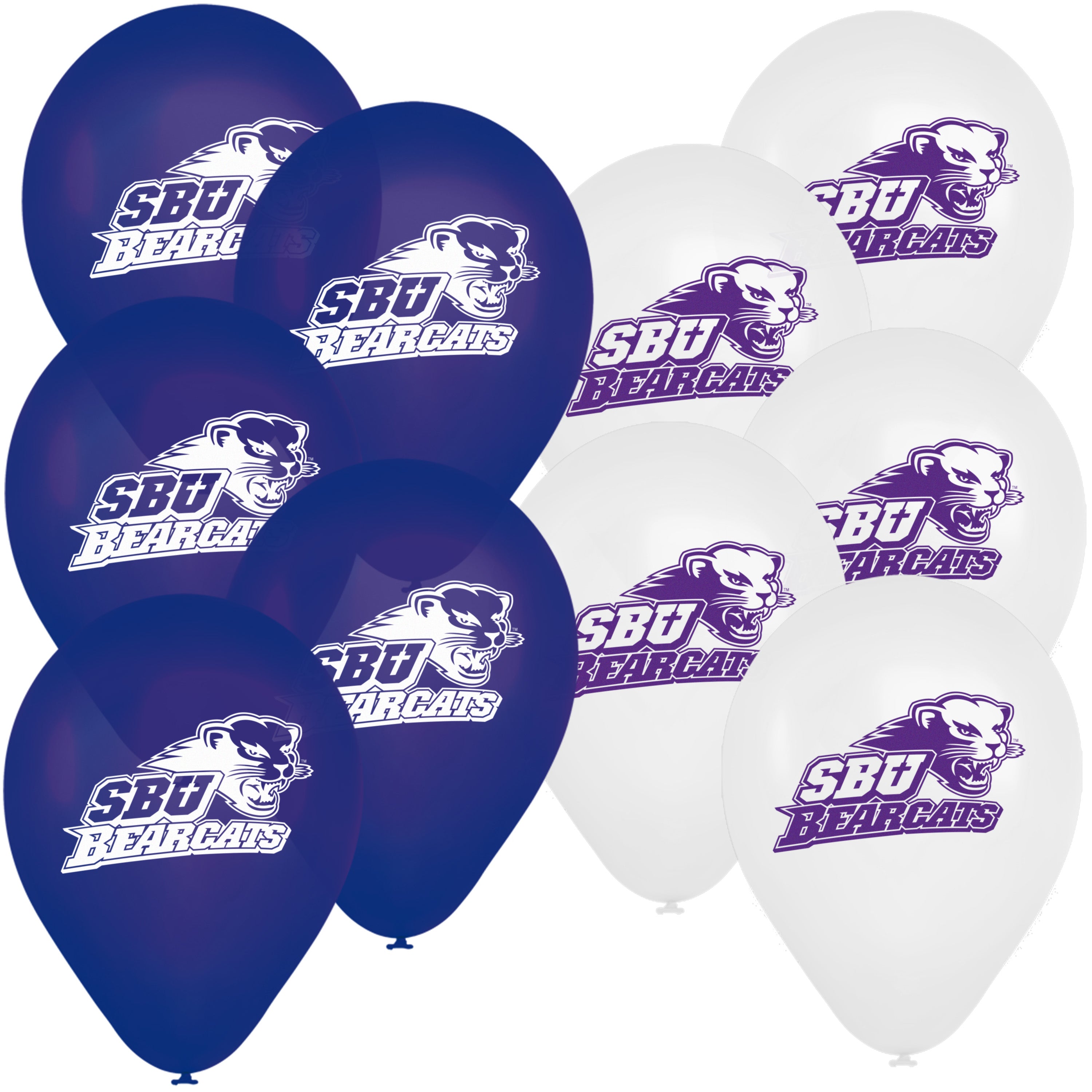 Balloons 10-Pack | Purple/White