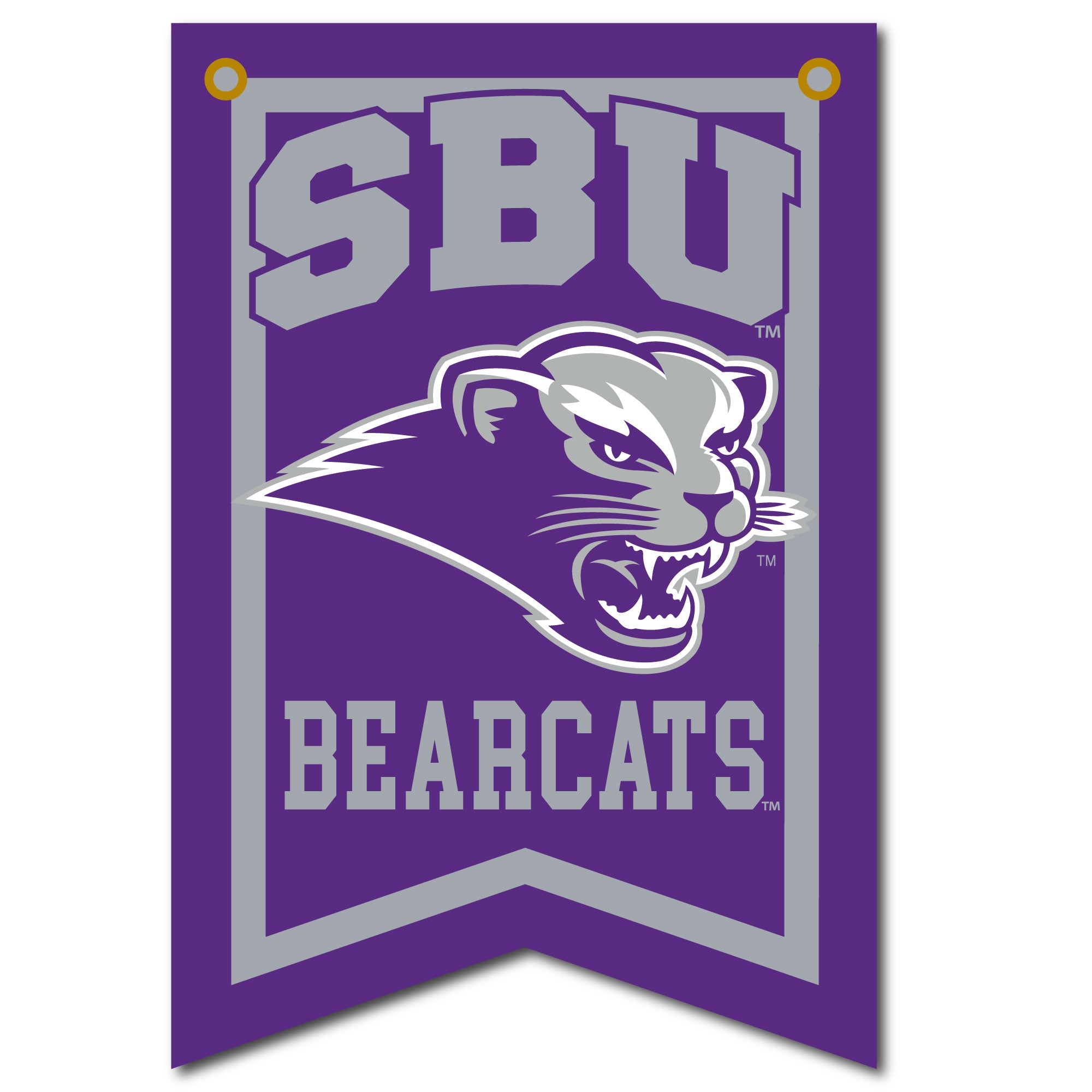 12 X 18 Dovetail Athletic Banner | Purple