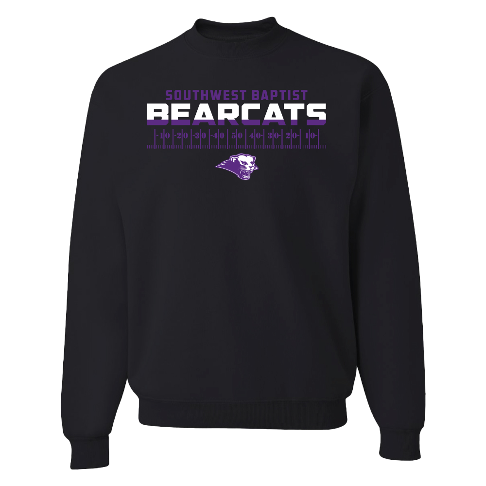 Crew Football Sweatshirt | Black