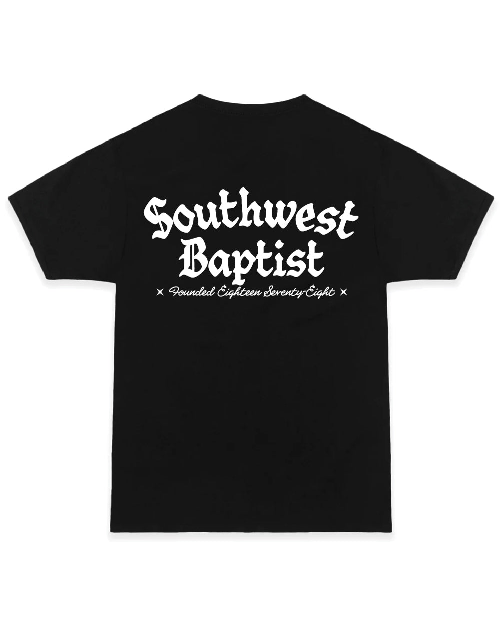 Gothic Type Tee | Black