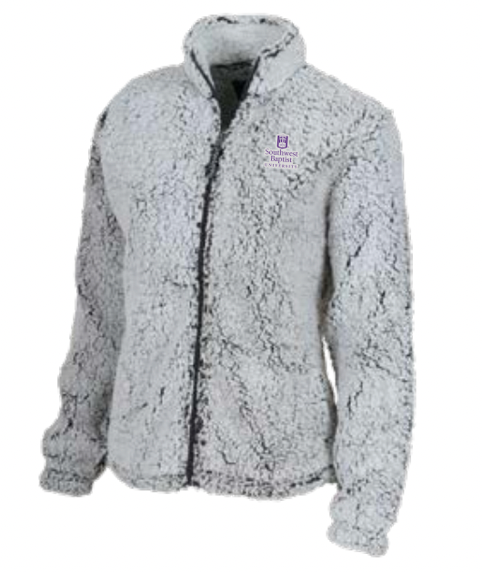 Ladies Full Zip Sherpa Jacket | Frosty Grey