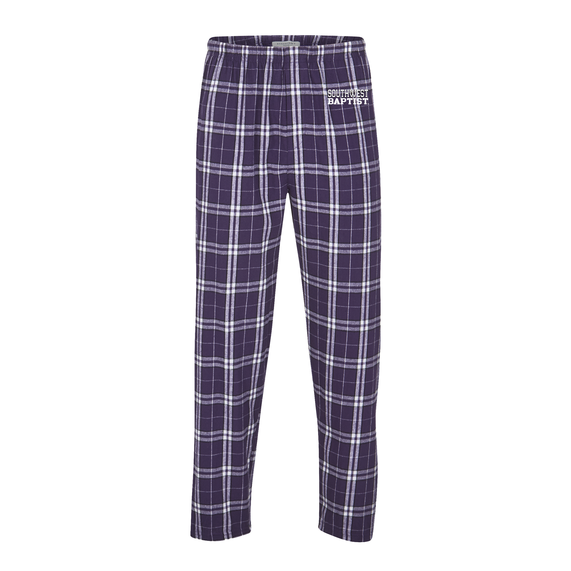 Men's Harley Flannel Pant | Purple/White Plaid