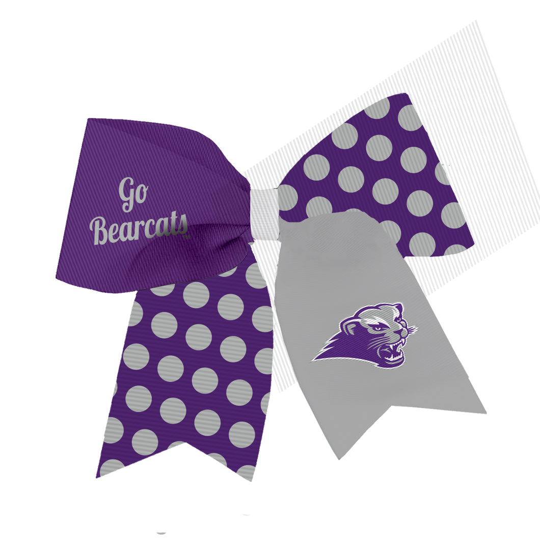 Spirit Cheer Gear Ribbon Barrette, Go Bearcats