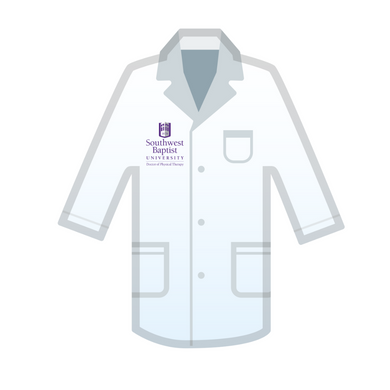 Consultation Lab Coat w/SBU Logo, White