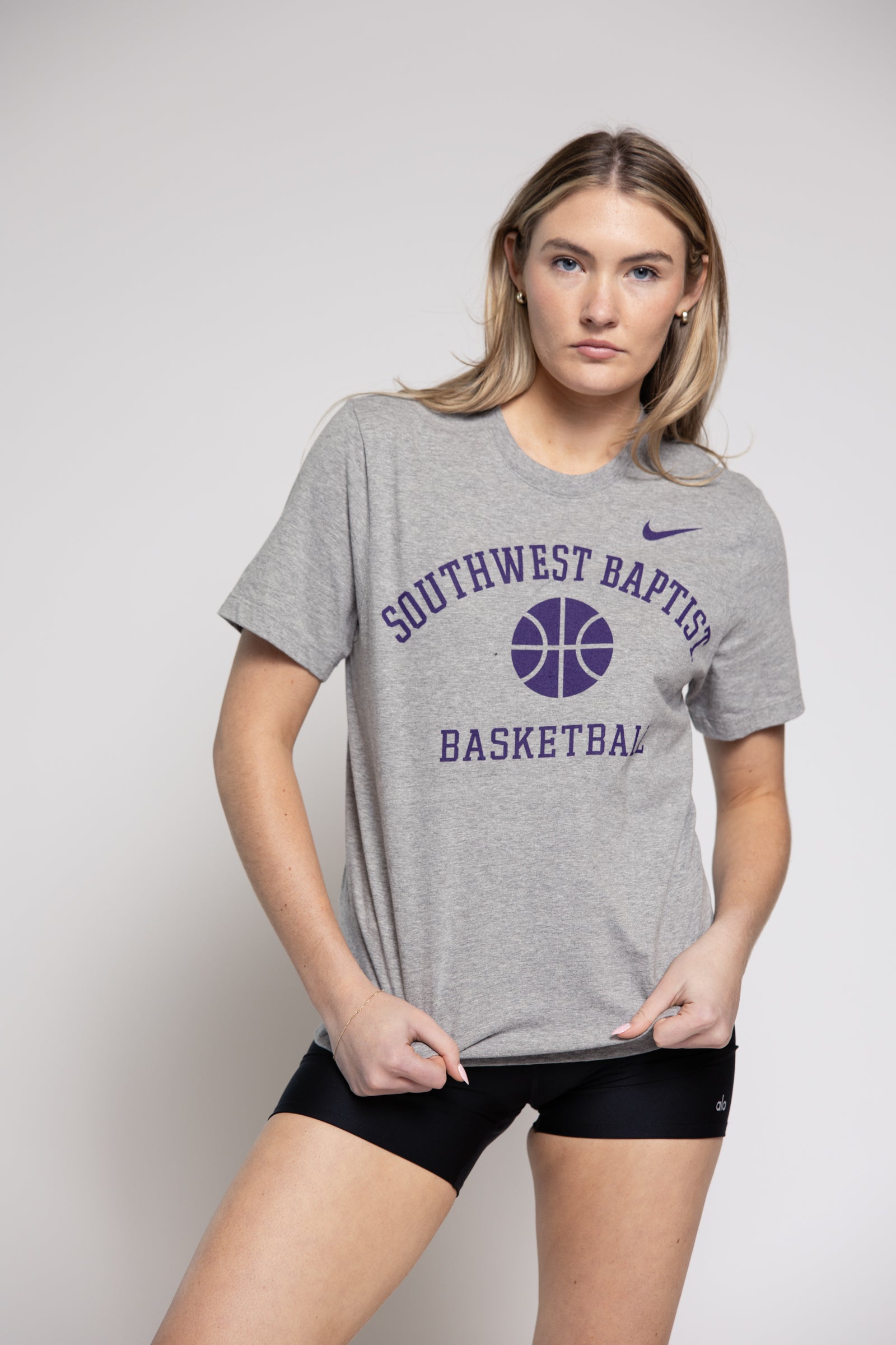 Core Cotton Basketball Tee | Dark Heather