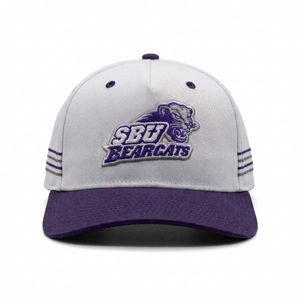 Chainstitch Adjustable Hat | White