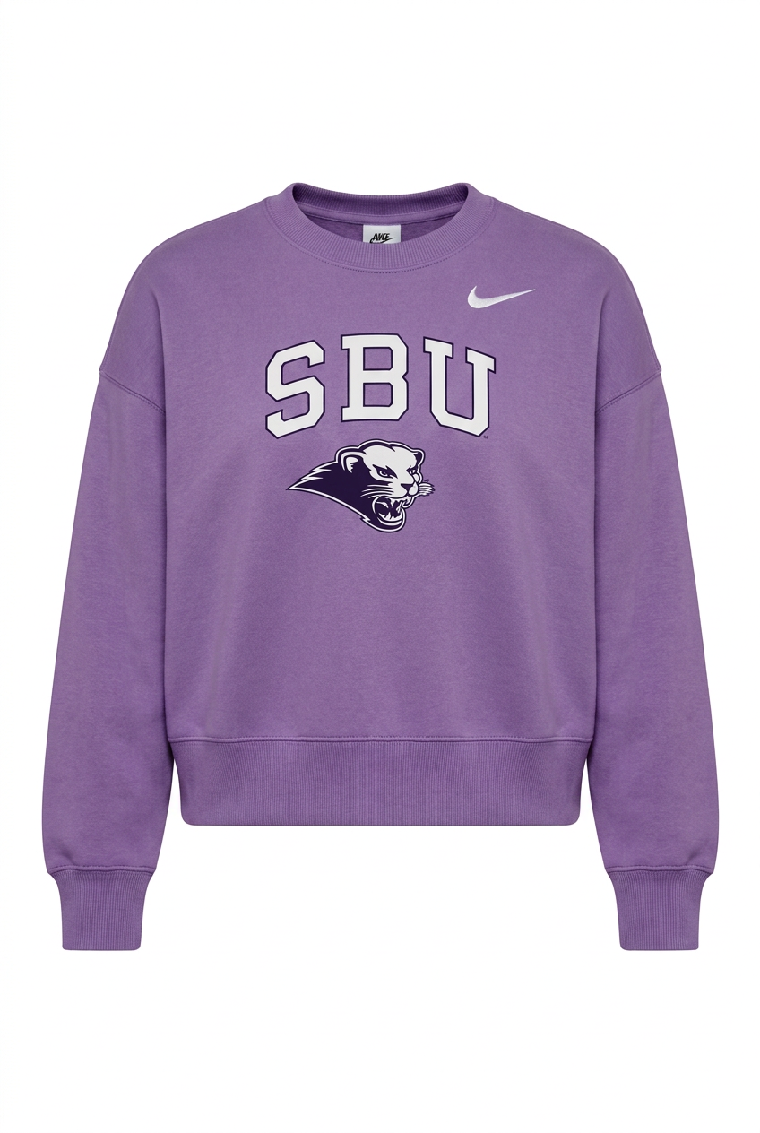 Ladies Phoenix Fleece Crew | Urban Lilac