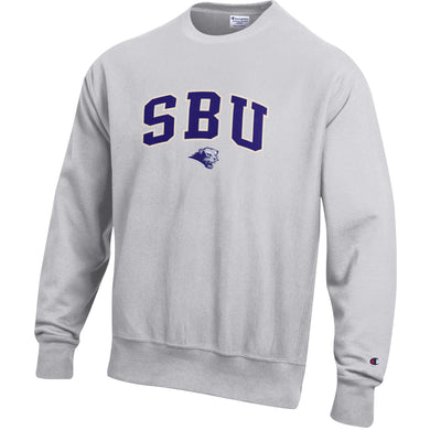 Reverse Weave Crew | Silver Grey