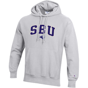 Reverse Weave Hood | Silver Grey