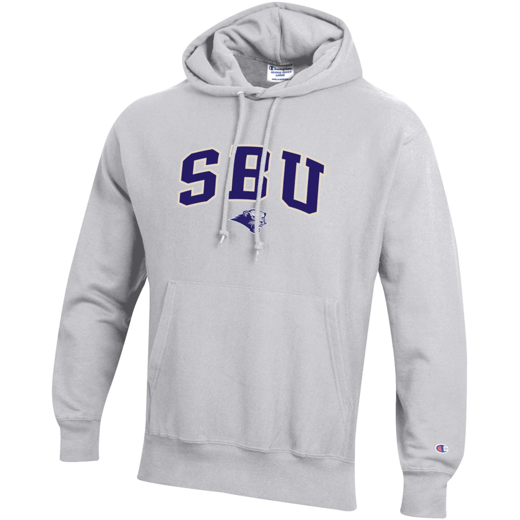 Reverse Weave Hood | Silver Grey