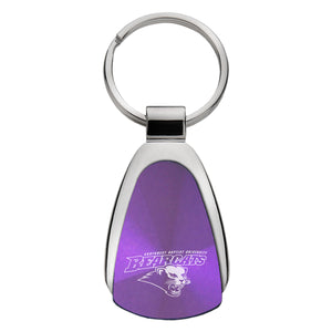 CD Effect Teardrop Keychain, Purple