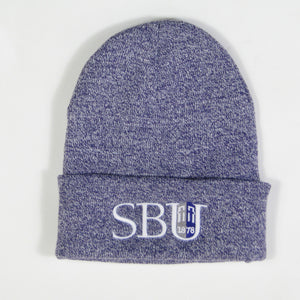 Marled Beanie, Purple