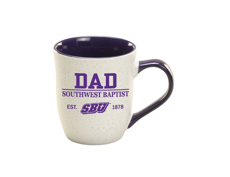 16 oz Dad Granite Mug, Purple