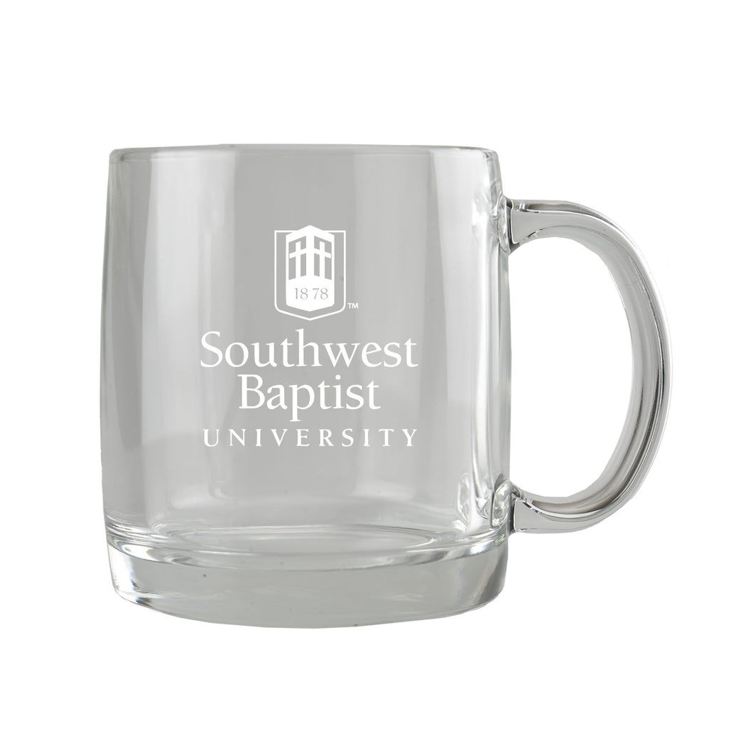 13oz. Glass Etched Mug