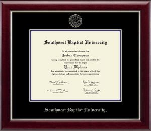 Embossed Gallery Diploma Frame, Silver (398568)