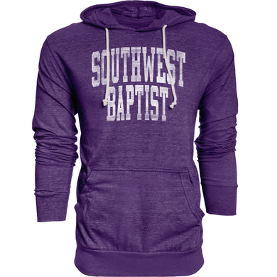 Tri-Blend Hooded Tee, Purple