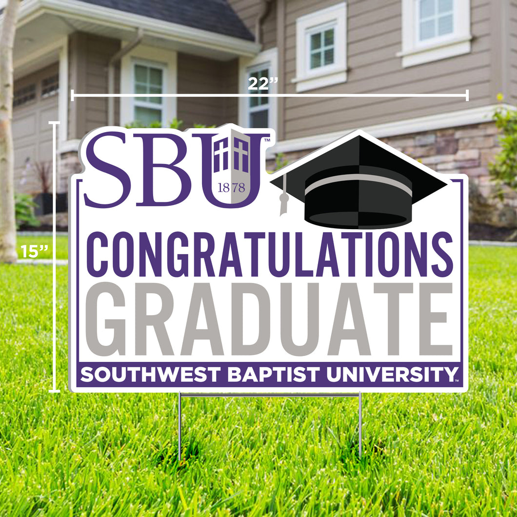 Graduation Yard Sign, Congratulations Graduate