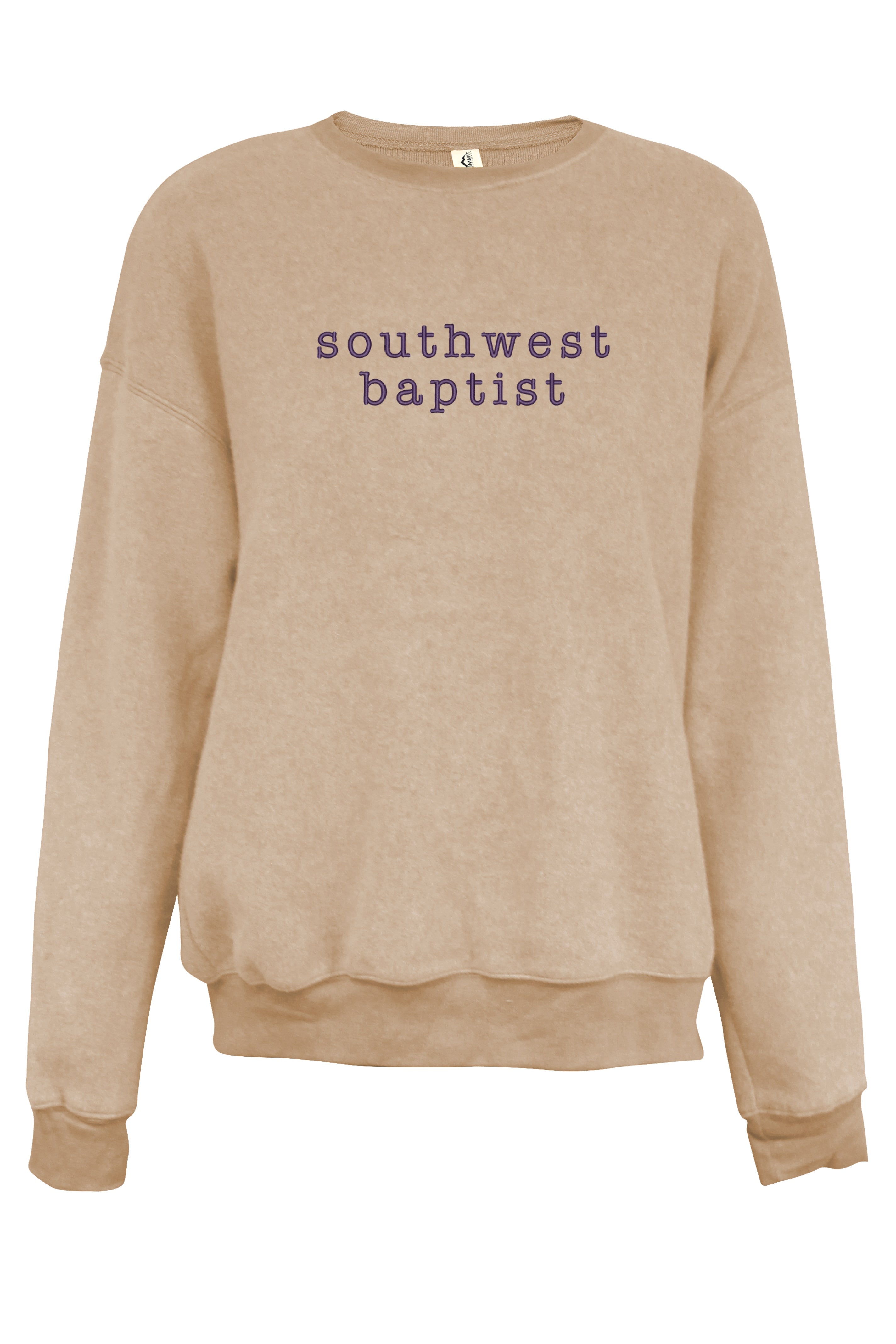 Ladies Summit Sueded Boyfriend Crew | Heather Oatmeal