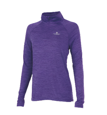 Women's Space Dye Performance Pullover, Purple