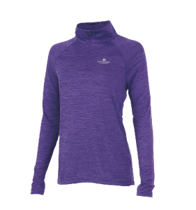 Women's Space Dye Performance Pullover, Purple