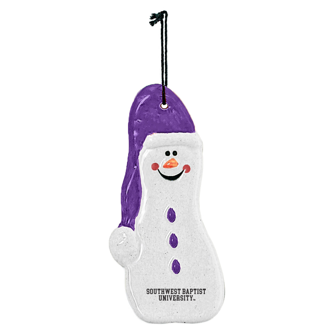 Benny the Snowman Ceramic Ornament