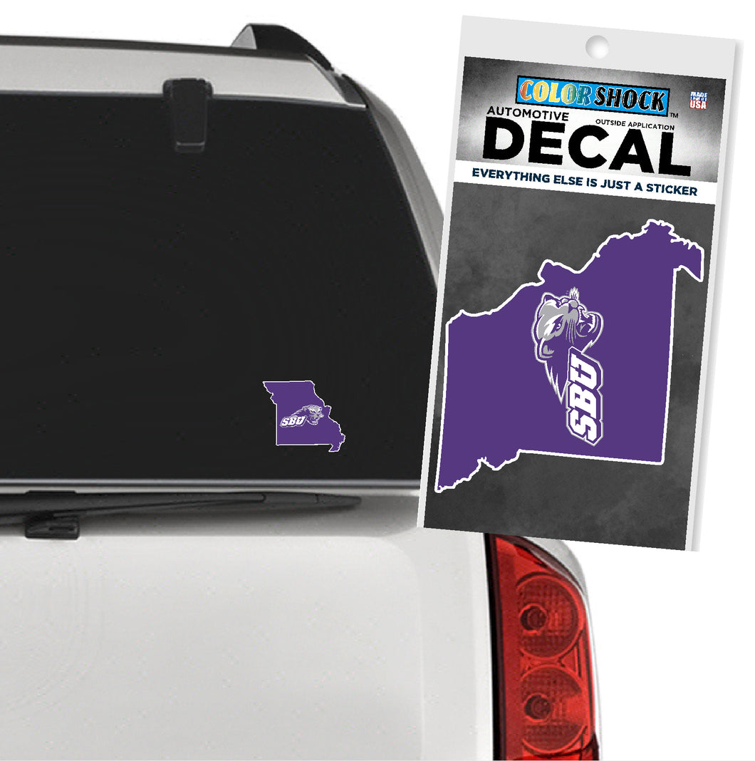 SBU State Shape Decal by CDI